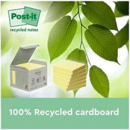 Notes POST-IT SS 76x76mm rec gul 4/fp