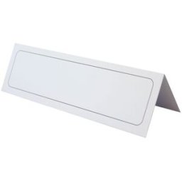 Bordsskylt DURABLE 61x210mm vit 100/fp