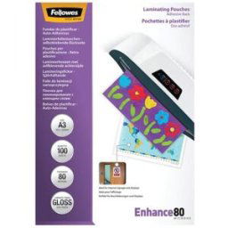 Laminat FELLOWES S-H A3 80mic kla 100/fp