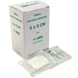 Kompress NW steril 5-p 5x5cm 150/fp