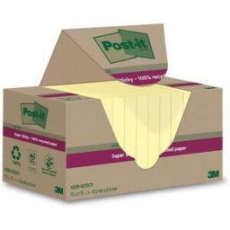 Notes POST-IT SS47,6x47,6mm re gul 12/fp