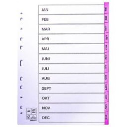 Register plastflik jan-dec rosa 10/fp