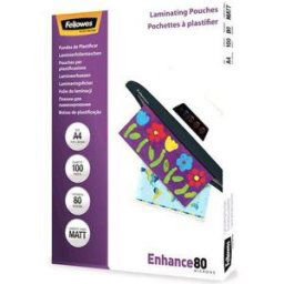 Laminat FELLOWES A4 80mic matt 100/fp