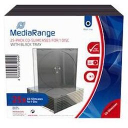 CD/DVD-Fodral MEDIARANGE Slim 25/fp