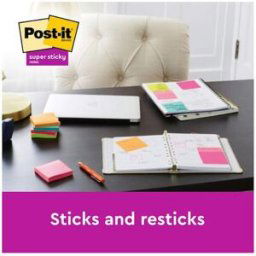 Notes POST-IT SS47,6x47,6mm re sort12/fp