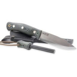 Casström No.10 Swedish Forest Knife - Grön micarta med Eldstål Sleipner