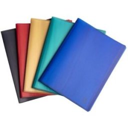 Demobok EXACOMPTA 40 fickor sort.f. 5/fp