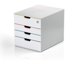 Blankettbox DURABLE Varicolor 4 Safe vit