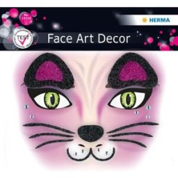 Herma stickers Face Art katt (1) 5st