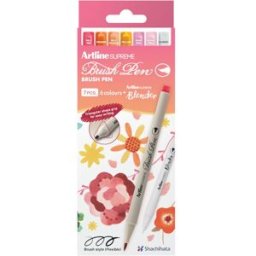 Artline supreme brush pen floral (7)