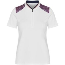 Röhnisch Arya Poloshirt Dam, XS, Hexagon Red