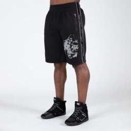 Gorilla Wear Buffalo Old School Workout Shorts Black/grey L/xl