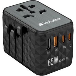 GaN III Universal Travel Adapter UTA-05 PD65W QC 4+