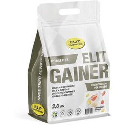 Elit Nutrition Gainer - Lactose Free 2 Kg Strawberry Banana