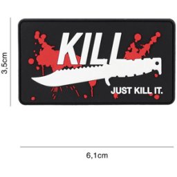 101 INC PVC Patch - Just Kill It (Färg: Röd)
