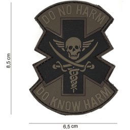 101 INC PVC Patch - Do No Harm (Färg: Brun/Svart)