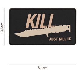 101 INC PVC Patch - Just Kill It (Färg: Desert)