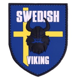 101 INC PVC Patch - Swedish Viking (Färg: Blå)