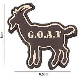 101 INC PVC Patch - G.O.A.T. (Färg: Brun)