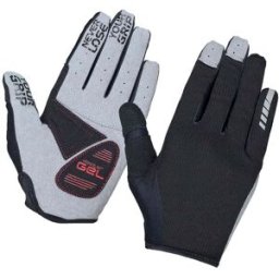 Grip Grab Shark Padded Full Finger Gloves, Black, XXL
