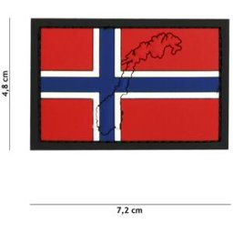 101 INC PVC Patch - Flagga Norge 2.0