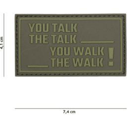 101 INC PVC Patch - You Talk The Talk (Färg: Grön)