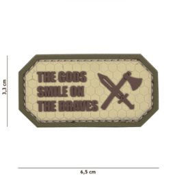 101 INC PVC Patch - The Gods Smile On The Braves (Färg: Coyote)
