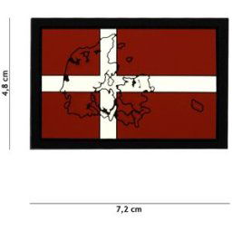 101 INC PVC Patch - Flagga Danmark 2.0