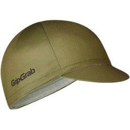 Grip Grab Lightweight Summer Cycling Cap, M/L, Olive Green