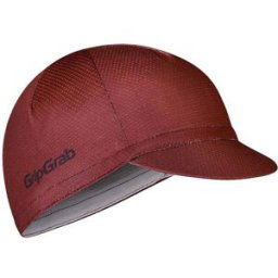 Grip Grab Lightweight Summer Cycling Cap, Dark Red, S/M