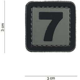 101 INC PVC Patch - Nummer (Nummer: 7)