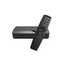 Dreambox One Ultra HD 4K Twin DVB-S2X Satellitmottagare Linux Enigma2 (Välj variant: Med standard fjärrkontroll)