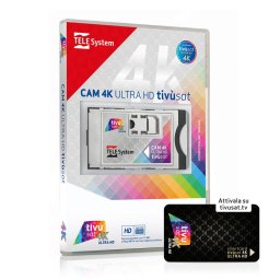 Tivùsat CAM 4K Ultra HD Programpaket – Kort & CI+ Modul