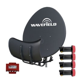Parabol Toroidal T90 (Tillval: Inkl 4 lnb & switch)