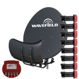 Parabol Toroidal T90 (Tillval: Inkl 8 lnb & switch)