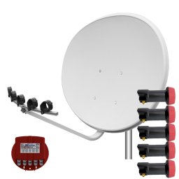 Parabol Toroidal T85 (Tillval: Inkl 5 lnb & switch)