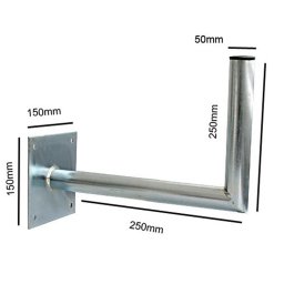 Kraftigt Väggfäste för Parabol & Antenn – Välj 15 cm, 25 cm, 30 cm, 40 cm, 50 cm eller 60 cm (Välj variant: 25 cm avstånd från väggen)