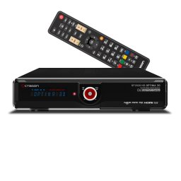 Octagon SF2028 HD Optima 3D Twin Tuner DVB-S2 CI+ Satellitmottagare inspelningsbar (Välj variant: Utan hårddisk)
