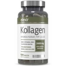 Elexir Pharma Kollagen Hydrolyserat 120 Tabs