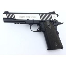 Cybergun Colt 1911 Rail - Black Silver CO2 6mm