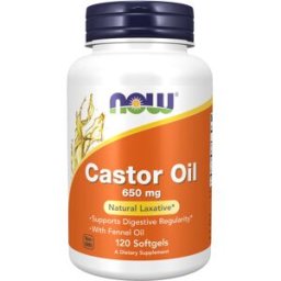 Now Castor Oil 120 Caps