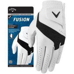 Callaway Fusion Golf Glove Herr, White/Charcoal, LH-XL