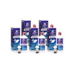 AOSEPT PLUS med Hydraglyde 5 x 360 ml med linsetuier