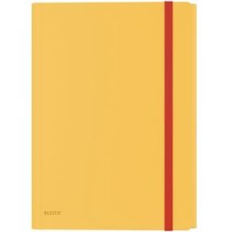 3-klaffmapp Leitz Cosy A4, PP, Gul 10st