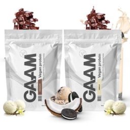 2 X Gaam Vegan Protein 900 G
