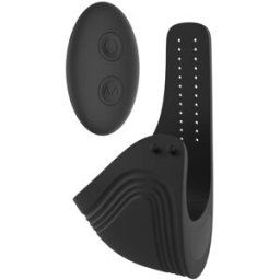 Dream Toys Ramrod Adjustable Vibrating Cockring With Remote Black
