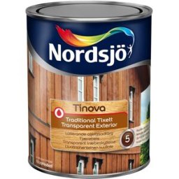 Nordsjö Tjärlasyr, Tinova Traditional Tixett Transparent Exterior, base clear, 0,9 L