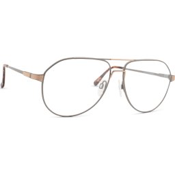 Optical Options Titanium Aviator - gold/grey metal