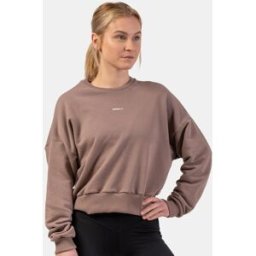 Nebbia Loose Fit Sweatshirt Feeling Good Brown M/l