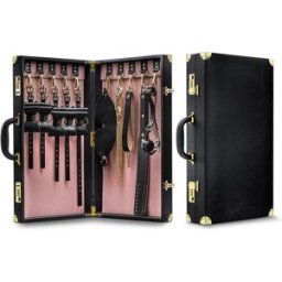 Blush Temptasia Safe Word Bondage Kit With Suitcase Black
